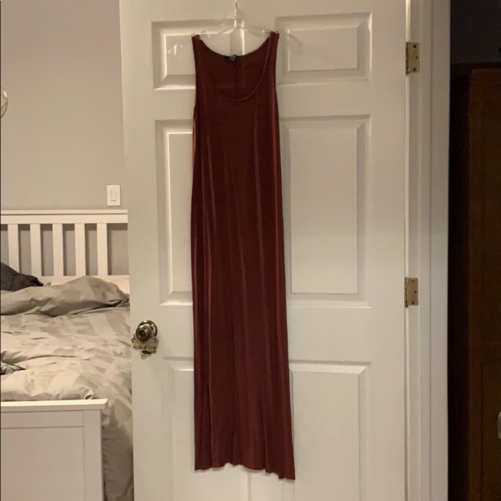 Maroon Burgundy Maxi Dress Size Small